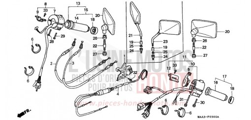 INTERRUTTORE/CAVO (VT1100CS/CT) VT1100CS di 1995